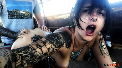 Porn Inside An Abandoned Bus In Desert...