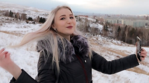 Winter Blowjob And Sex With A ??cute Girl...