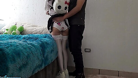 Petite Schoolgirl Anna Kovachenko Seduces...