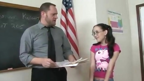 18 Y.o. Petite Schoolgirl Gets Assfucked...